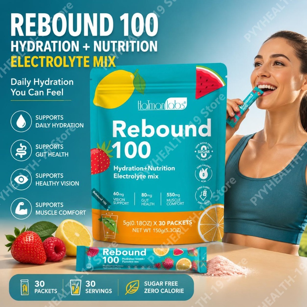 Vitamin C Powder - HalmanLabs Rebound 100 Electrolyte Mix Powder