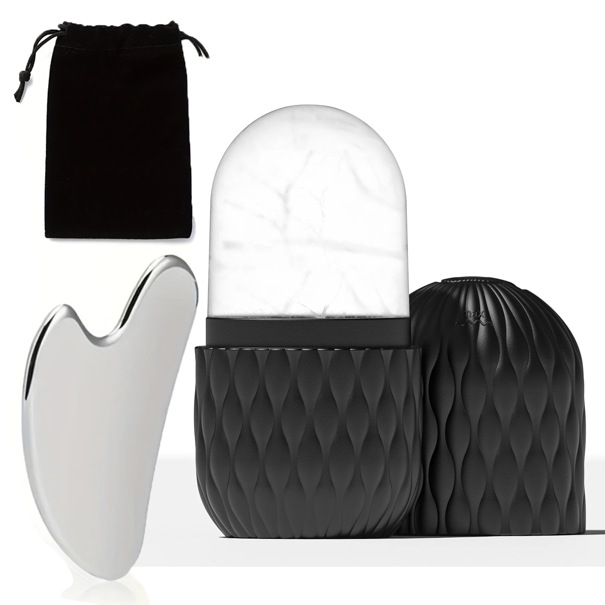 Skincare Qv - Ice Roller & Stainless Steel Gua