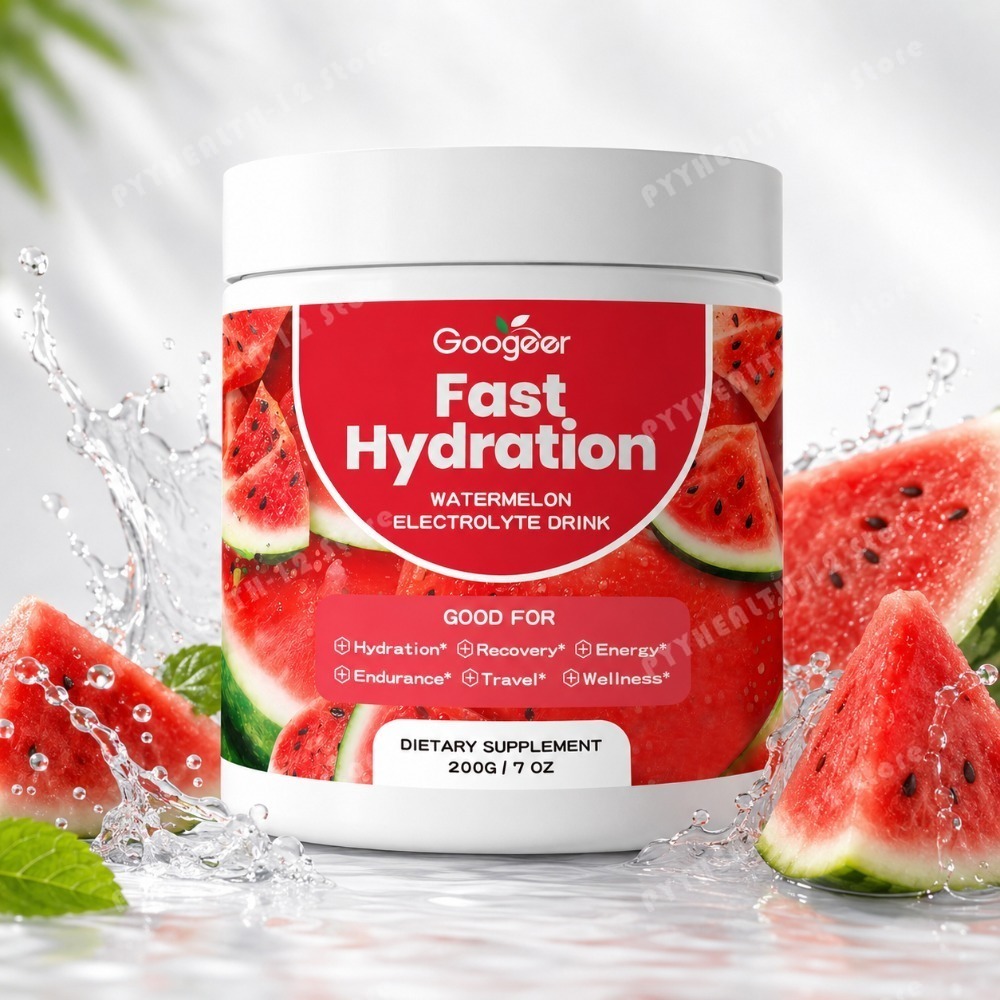Vitamin C Powder - Googeer Watermelon Electrolyte Powder Drink Mix