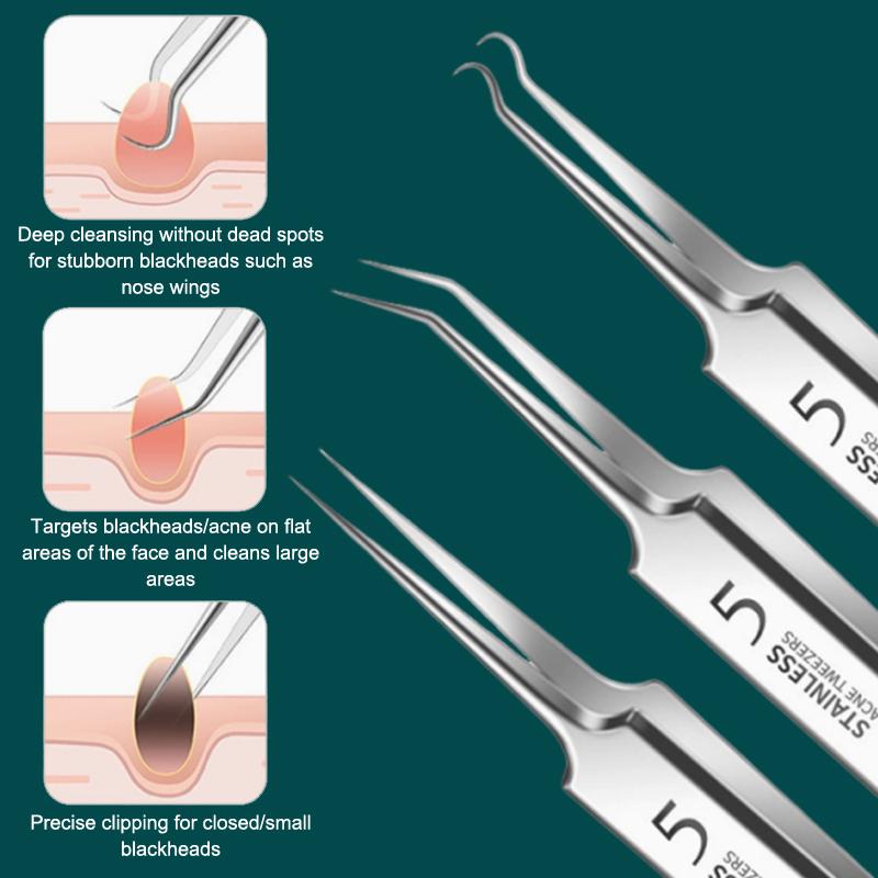 7/8Pcs Blackhead Remover Kit P - Skincare Qv ulasan dan harga