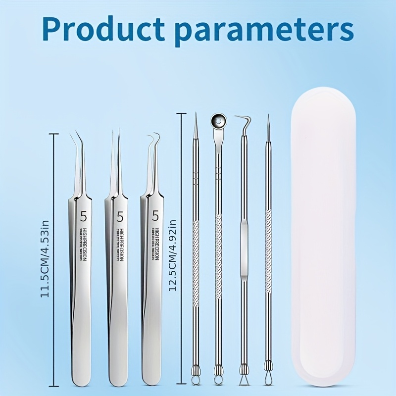 3/5/6/8pcs Stainless Steel Pim - Skincare Qv ulasan dan harga