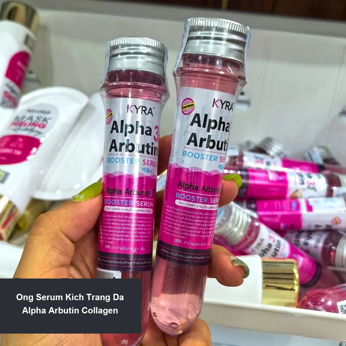 Ống Serum kích trắng da Alpha  - Alpha Arbutin Serum ulasan dan harga