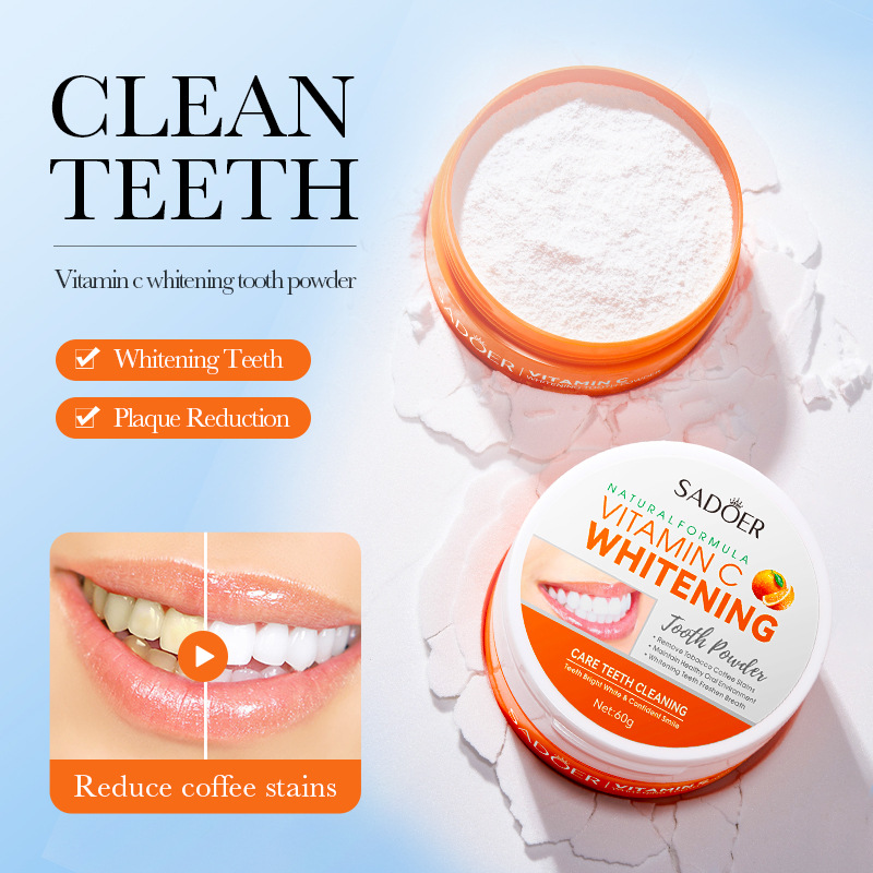 60g Vitamin C Teeth Whitening  - Vitamin C Powder ulasan dan harga