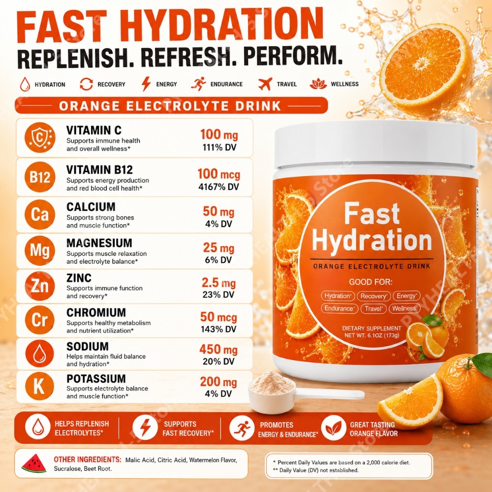 Watermelon Electrolyte Drink P - Vitamin C Powder ulasan dan harga
