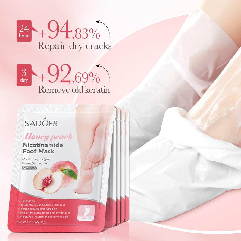 1 Pairs SADOER Fruits Foot Mas - Skincare Qv ulasan dan harga