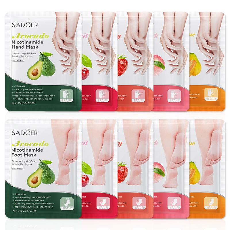 1 Pairs SADOER Fruits Foot Mas - Skincare Qv ulasan dan harga