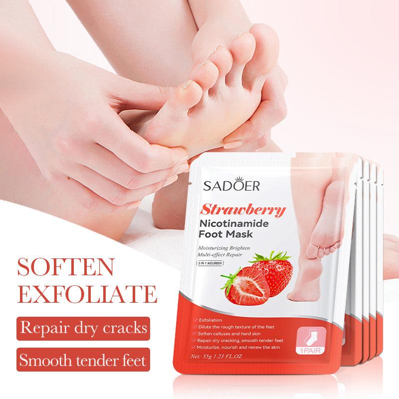 1 Pairs SADOER Fruits Foot Mas - Skincare Qv ulasan dan harga