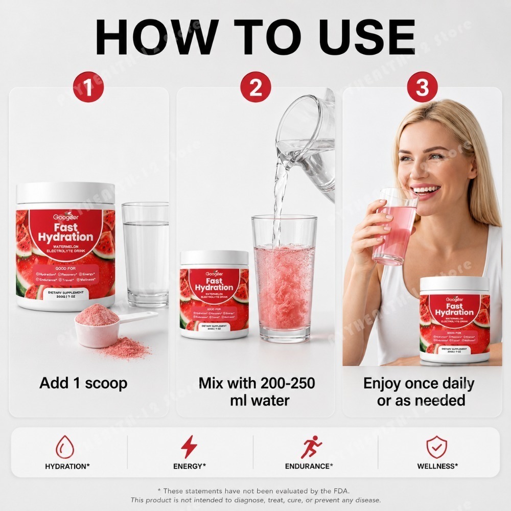 Googeer Watermelon Electrolyte - Vitamin C Powder ulasan dan harga