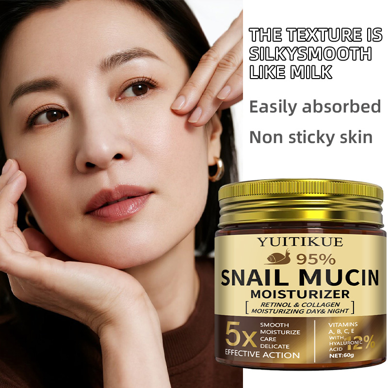Snail Mucin Cream 60g - with R - Snail Mucin Essence ulasan dan harga