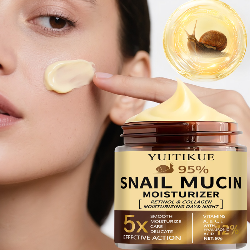 Snail Mucin Cream 60g - with R - Snail Mucin Essence ulasan dan harga